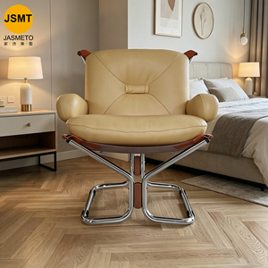 <span class=keywords><strong>Fauteuil</strong></span> lounge moderne en <span class=keywords><strong>cuir</strong></span> de style français, fauteuils ronds Tulip, <span class=keywords><strong>fauteuil</strong></span> d'appoint pour salon, chambre à coucher, hôtel - Product Image 1