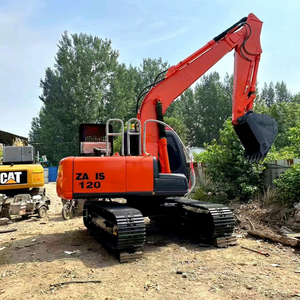 Used Hitachi ZX120 Crawler Excavator <b>12</b> Ton Medium Digger Low Hours Japanese Original Isuzu Engine 99PS Digger for Construction - Product Image 1