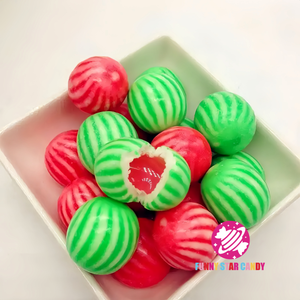 หมากฝรั่งแตงโมทรงลูกบอลแสนหวานสำหรับเคี้ยวหมากฝรั่งเติมเต็มแยมผลไม้ - Product Image 2