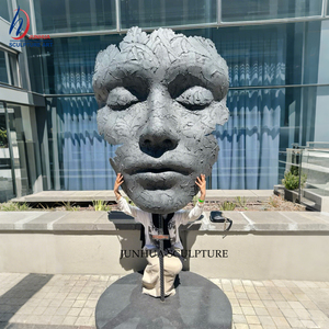 Statue en bronze de <span class=keywords><strong>bouddha</strong></span> créatif assis creux grandeur nature pour l'extérieur - Product Image 2