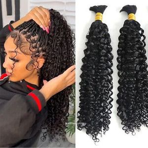 Extensions de cheveux en vrac Letsfly Deep Wave pour tresses, cheveux naturels en vrac, 100% cheveux humains vierges bouclés non traités pour tressage - Product Image 2