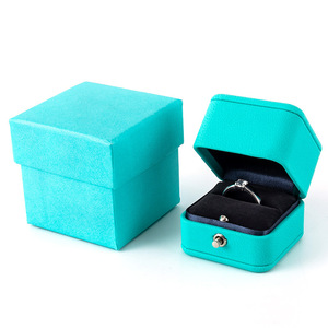 Scatola per Gioielli di Lusso Quadrata con Coperchio a Cerniera, Confezione Premium per Anelli, Collane <span class=keywords><strong>e</strong></span> Accessori - Product Image 5