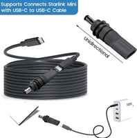 Adaptador de Corriente CC a CC PD de 100W Original de Fábrica de Shenzhen, USB-C Hembra, Resistente al Agua, para Carga Rápida de Teléfonos Móviles Starlink Mini
