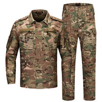 Vêtements tactiques de camouflage résistants à l'usure F116 en gros, veste + pantalon pour les sports de plein air, la chasse et le tir