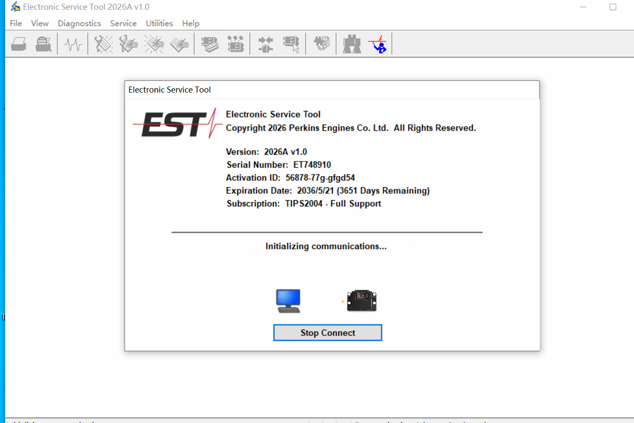 2026A EST Electronic Service Software + One PC Activation