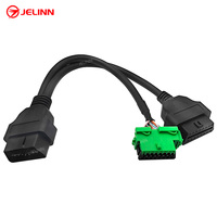 Cable divisor y OBD II 2 OBD2 de 16 pines J1962 para coches Peugeot Citroen