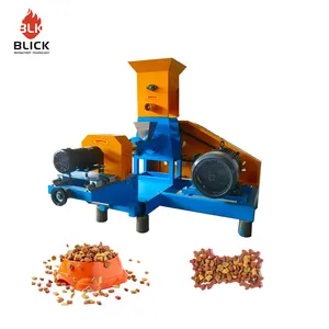 BLK40 floating fish feed mill pellet extruder machine cat dog fish cooked food 1 second cooldown Puffed feed machine