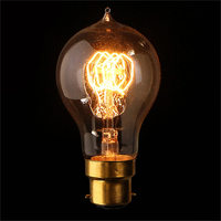 Antique Rétro Éclairage Filament Ampoule G125 G95 G80 ST64 ST58 T45 A19 T30 C35 Vintage Edison Ampoule Baïonnette B22 25W 40W 60W Lampes