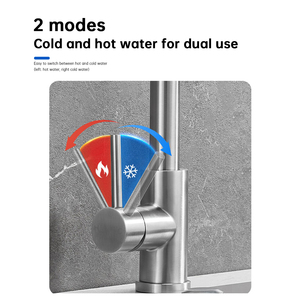 <span class=keywords><strong>Robinet</strong></span> avec douchette Galenpoo chrome & BN en acier inoxydable - Product Image 6