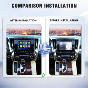 Boîtier décodeur Android 13 pour Toyota Alphard 2020-2022, CarPlay sans fil, Android Auto, GPS, DSP, SWC, lecteur multimédia vidéo - Product Image 2