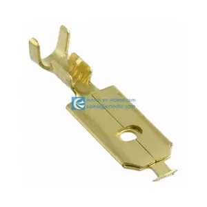Original Supplier 626377-1 Standard Quick Connect Male 6.35mm 18-22 AWG Crimp Non-Insulated 6263771 Faston Series Free Hanging