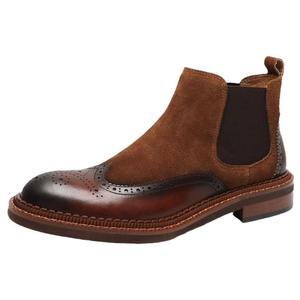 2026 Best-selling High-end Men's <b>Leather</b> Shoes Ankle <b>Boots</b> for Business Formal Wear <b>Work</b> chukka <b>boots</b> - Product Image 6