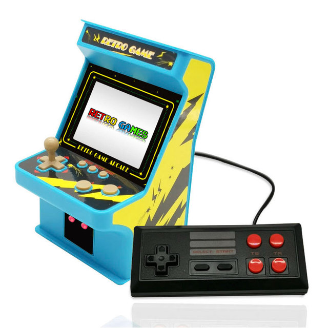 GAMINJA 8 Bit Retro Game Console Built-in 256 License-free Games 2.8 Inch Mini Size Arcade Game Player Source Factory OEM/ODM