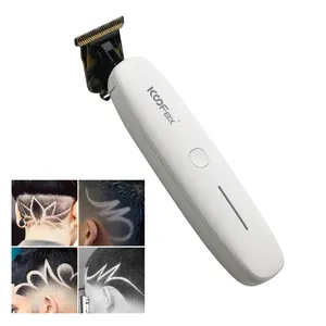 Desain Baru Harga USB Isi Ulang 1500M Ah 0 Cutter Kepala Kecil Portable Kebisingan Rendah Pemangkas Rambut Rambut Cordless Mesin Potong