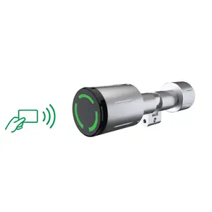 China Wholesale Reasonable Price Outside Knob Controlled By Electronics Smart Door Lock Cylinder