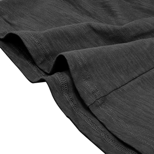 Venta al por mayor de camisetas en blanco de gran tamaño personalizadas para hombres Casual Henry cuello de manga larga Camiseta Multi-Botón de capa base camiseta - Product Image 5