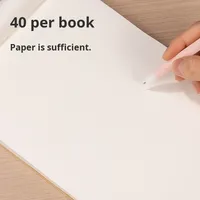 Deli WB540 Spiral Draft Notebook Blank Partition iertes Mathematik berechnungs papier mit Augenschutz für das Zeichnen von Schülern