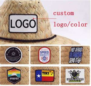 Natural Grass Sombrero Wide Brim Surfing Lifeguard <b>Straw</b> <b>Hat</b> Custom <b>Summer</b> Natural <b>Straw</b> <b>Hat</b> for Men With logo - Product Image 4