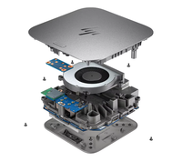Station d'accueil authentique pour HP G6, 100W Thunderbolt 4, hub USB C pour ordinateur portable avec adaptateur secteur 120W pour la charge et le transfert de données