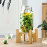 Vente en gros Grand bocal de fermentation en verre vintage avec robinet