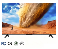 Grosir TV LED 4K UHD Smart TV Android OS Frameless 32 43 55 50 55 65 75 85 100 Inch Kontrol Suara Harga Pabrik OEM