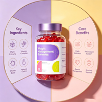 Gummies SYC BIO sans sucre pour la gestion du poids, 60 unités, avec mélatonine et L-théanine, soutien au sommeil, complément quotidien, saveur naturelle