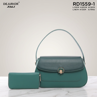 Ensemble de sacs à main QAZA pour femmes 2026 : Portefeuille grande capacité en cuir PU imperméable avec broderie moderne et bandoulière – Source directe