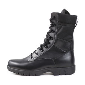 รองเท้าบูทหนังแท้สีดำขายดี รองเท้าฝึกซ้อมกลางแจ้งอเนกประสงค์ ขายตรงจากโรงงาน รองเท้าเดินป่าหลากหลายวัสดุ - Product Image 3
