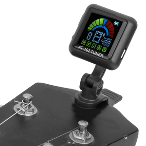 Afinador de guitarra Clip en sintonizador recargable para guitarra bajo ukelele violín afinación cromática Pantalla de Color brillante sintonizador de guitarra de Aroma - Product Image 4