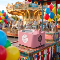 Nouvelle machine automatique de confiserie : le sucre se transforme instantanément en nuages de bonbons moelleux