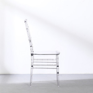 Sedia Trasparente Infrangibile <span class=keywords><strong>per</strong></span> Eventi, Feste e Banchetti, <span class=keywords><strong>in</strong></span> Plastica Acrilica <span class=keywords><strong>per</strong></span> Noleggio - Product Image 5