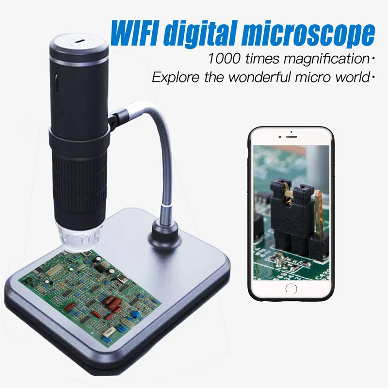 Dropship Wifi microscope smartphone digital portable microscope 1000x digital Usb inspection camera