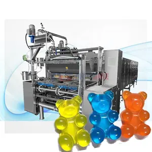 2022 Complete Automatic Bear Molds Gummy Jelly Candy Making Machine Production Line New Product 2020 Multifunctional Provided