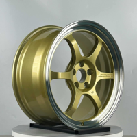 Rines de Aleación JG Forjados de 17-22 Pulgadas, 5x112, 5x114.3, 5x120, Estilo GT, Dorados, de 6 Radios, para Coupé de Alto Rendimiento