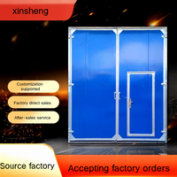 Puertas Corredizas Industriales de Acero Personalizadas, Puertas Industriales de Una o Dos Hojas para Fábrica y Almacén