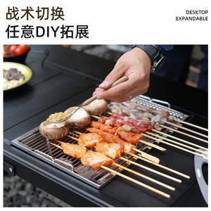 Mesa Plegable de Aleación de Aluminio para Exteriores, Rectangular, Extensible, Portátil, Ajustable en Altura, para Camping, Barbacoa y Viajes - Product Image 3