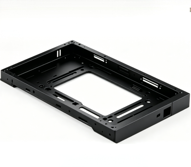 Custom Metal Hard Drive Mounting Bracket, 2.5"/3.5" HDD SSD Tray, Black Powder Coated Steel Rack for Computer Case