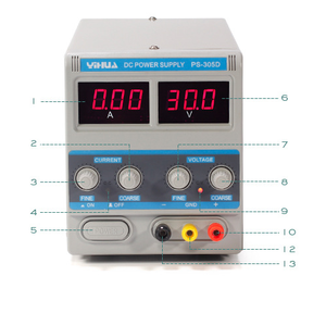 Gelsonlab Alimentation stabilisée 0-30V 5A DC de haute qualité HSPE-014 pour laboratoire de physique <span class=keywords><strong>scolaire</strong></span> - Product Image 5