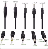 Kabel Kamera USB Tipe-A Male ke Lubang Bulat DC 5V Kabel Data 2.0*06mm 2.5*037mm 3.5*1.35mm 4.0*1.7mm
