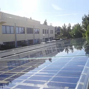 600W High Quality Cigs Mono Photovoltaic Bipv Transparent Amorphous Silicon Double Glass Solar Panels 66w