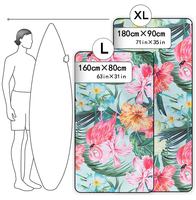Customized Large Size Microfiber Beach Towel Quick Dry for Travel Yoga Pool Lightweight Sand Resistant for Adults and Children