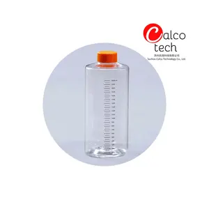 Forniture di laboratorio trattate TC con coperchio sigillato per bottiglie a rullo da 2 litri sterilizzate per attrezzature da laboratorio