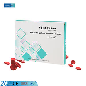 إسفنجة طبية ماصة للدم من الكولاجين بدرجة طبية Surgiclean، منتجات ماصة للدم قابلة للامتصاص للجراحة، بالجملة OEM/ODM - Product Image 2