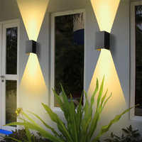 Applique murale simple moderne Décoration LED 3000K 5W Types de lampes murales en aluminium