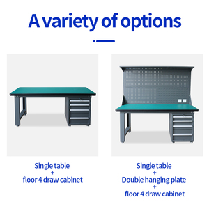 उच्च गुणवत्ता विरोधी स्थिर भारी शुल्क कार्यशाला तालिका रखरखाव संचालन कार्य मेज लकड़ी वर्कबेंच लैब वर्कबेंच - Product Image 5