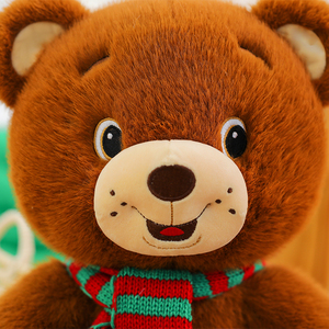 ของเล่นผ้าพันคอตุ๊กตาหมีเท็ดดี้-นุ่มสบายยัดไส้สัตว์ออกแบบได้ตามต้องการ - Product Image 3