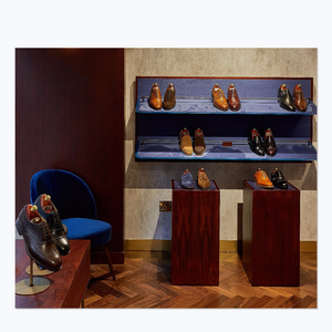Stile classico europeo borsa scarpe da uomo vetrina per negozio di Interior Design e negozio di esposizione di mobili - Product Image 5
