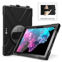 Étui pour ordinateur portable portable antichoc Pirate Master en silicone avec coque arrière intégrale pour Microsoft Surface Pro 4 5 6 7 Go 8