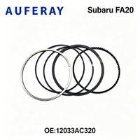 Jeu de segments de piston de qualité usine OE 12033AC320 0.00 STD 0.25 0.50 pour moteur essence Subaru FA20 2.0L H4, pièce de rechange neuve