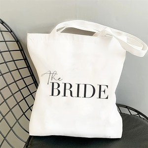 Bolsa de Lona para Novia, para Regalo de Boda, Despedida de Soltera, Bolsa de Compras, Recuerdo Personalizado para Damas de Honor - Product Image 3